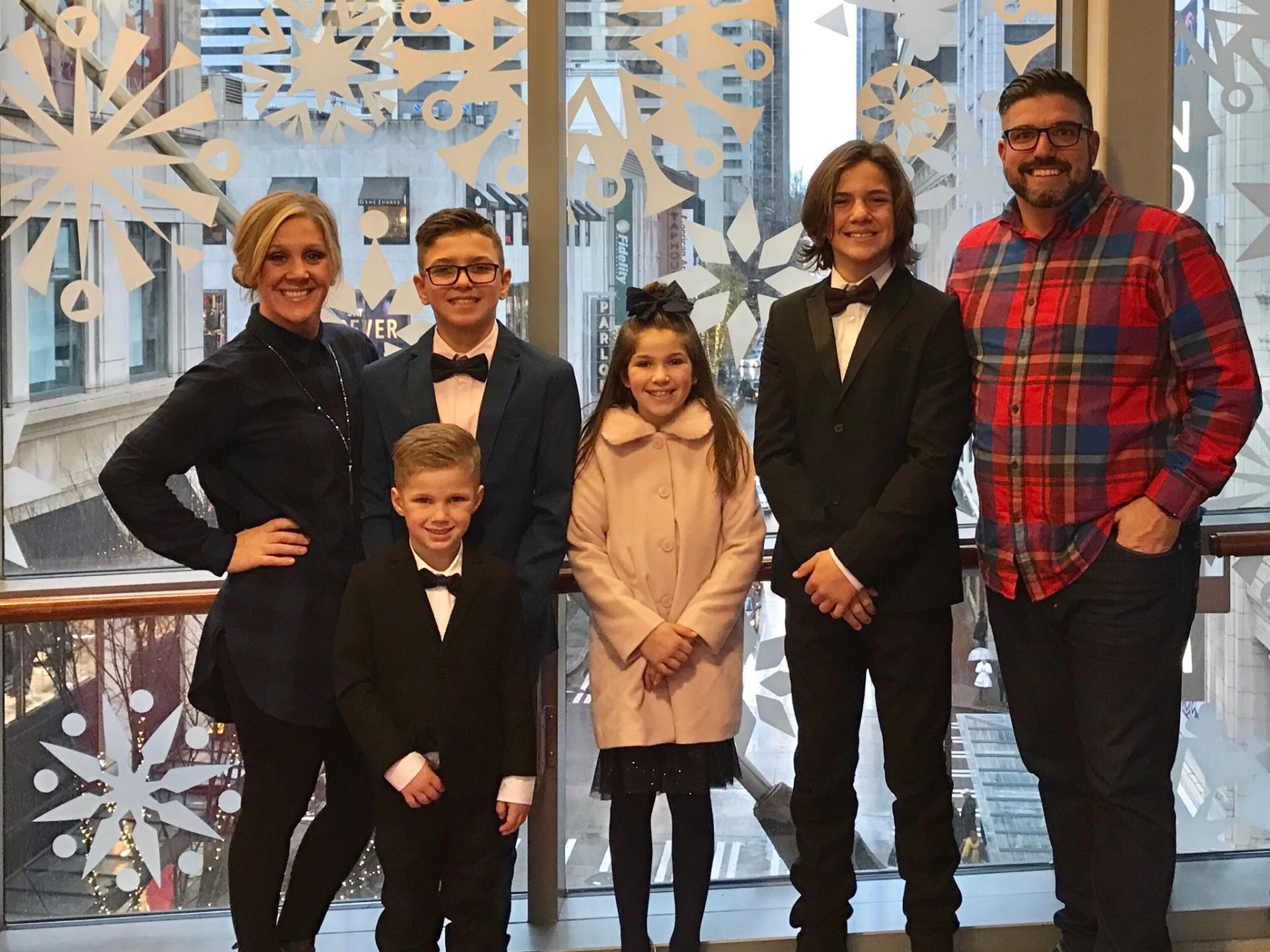 Sheldon Koch and family