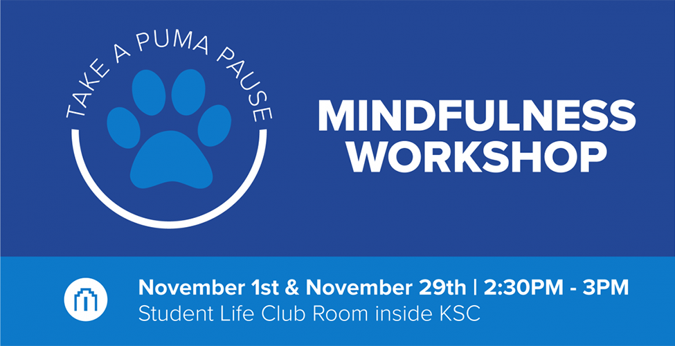 Take a Puma Pause: Mindfulness Workshop