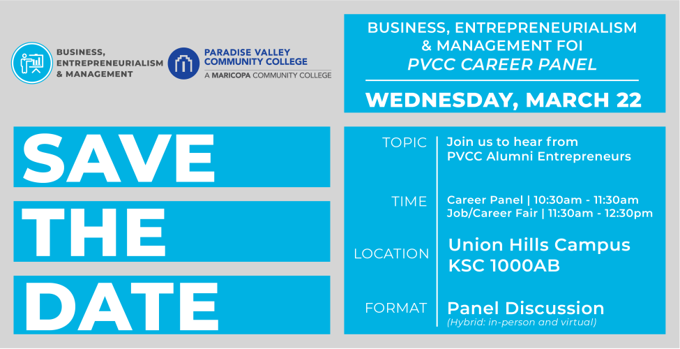 Business, Entrepreneurialism, and management FOI career panel and job fair.