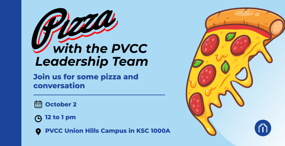 Pizza with the PVCC Leadership Team