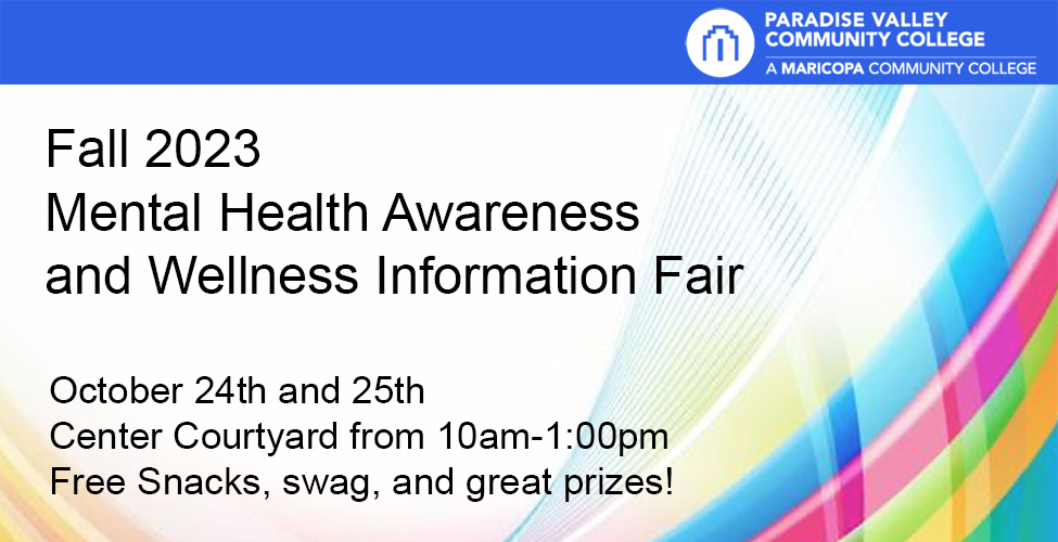 Fall 2023 Mental Health Awareness and Wellness Information Fair