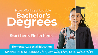 Bachelor's Degree Information Session Elementary Education & Special Education