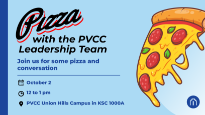 Pizza with the PVCC Leadership Team