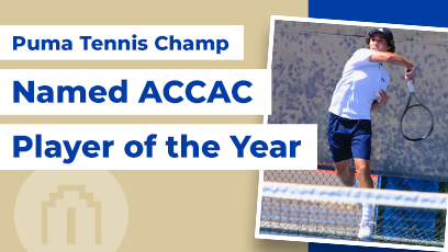 Puma Tennis Champ Named ACCAC Player of the Year