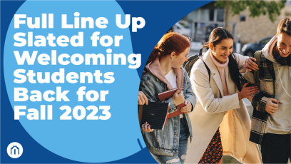 Full Line Up Slated for Welcoming Students Back for Fall 2023