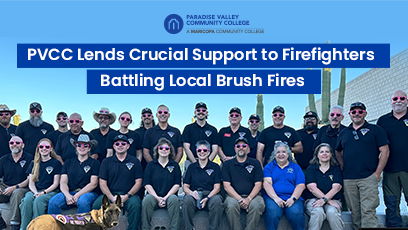 PVCC Lends Crucial Support to Firefighters Battling Local Brush Fires