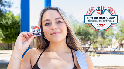PVCC Recognized as a 2024 ALL IN Most Engaged Campus for College Student Voting