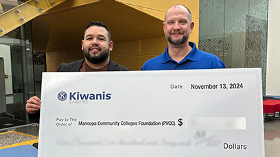 Kiwanis Club of Carefree Strengthens PVCC Fire Science Program with Generous Donation