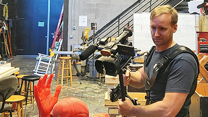 Honoring Service and Innovation: PVCC’s Ryan Wentzel Blends Military Experience with the Arts