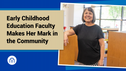 Early Childhood Education Faculty Makes Her Mark in the Community