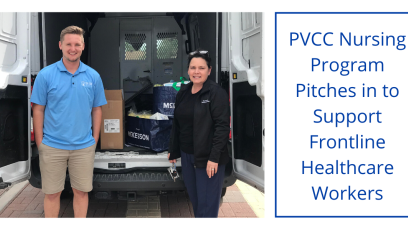 PVCC Nursing Program Pitches in to Support Frontline Healthcare Workers