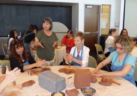 Students Learn Use of Clay in the Classroom Students Learn Use of Clay in the Classroom