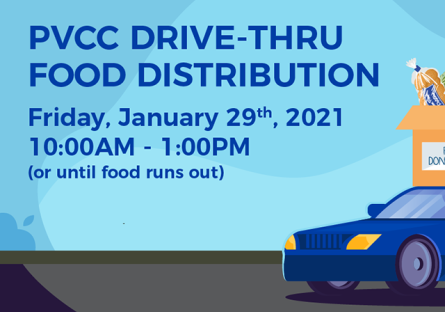 PVCC Promotes Positive Social Change with Monthly Food Distribution