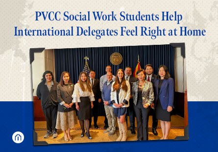 Social Work Students Help International Delegates Feel at Home