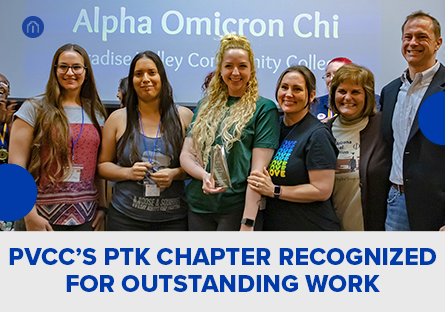 PVCC’s PTK Chapter Recognized for Outstanding Work