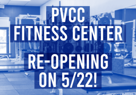 PVCC Fitness Center is Back! PVCC Fitness Center is Back!