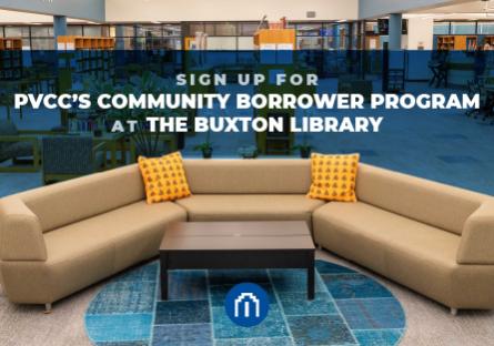 Community Borrower Program at the Buxton Library