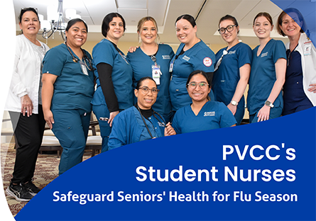 PVCC's Student Nurses Safeguard Seniors' Health for Flu Season