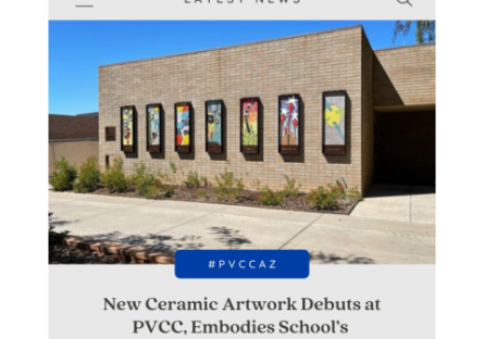 New Ceramic Artwork Debuts at PVCC Embodies Schools Core Values