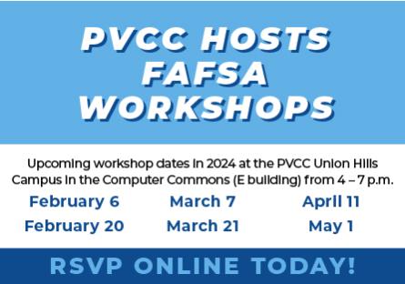 PVCC Hosts FAFSA Workshops