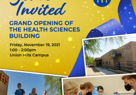 Grand Opening of New Health Sciences Building Grand Opening of New Health Sciences Building