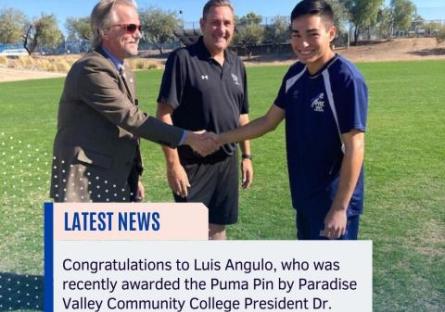 Puma Soccer Star Earns Puma Pin for Actions Both On and Off the Field Puma Soccer Star Earns Puma Pin for Actions Both On and Off the Field