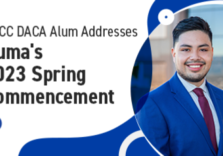 PVCC DACA Alum Addresses Puma's 2023 Spring Commencement