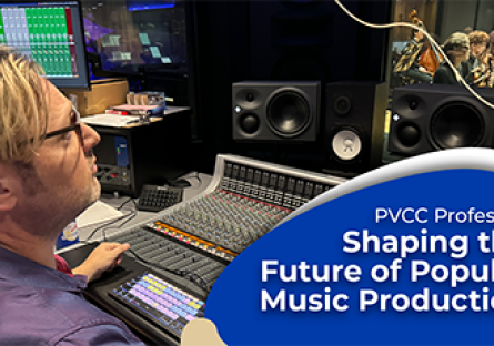 PVCC Professor Helping to Shape the Future of Popular Music Production