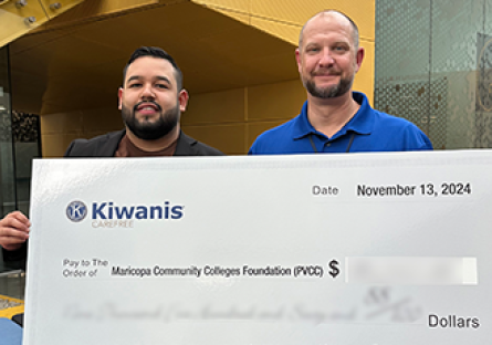 Kiwanis Club of Carefree Strengthens PVCC Fire Science Program with Generous Donation