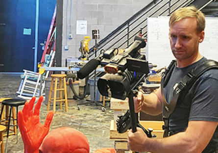 Honoring Service and Innovation: PVCC’s Ryan Wentzel Blends Military Experience with the Arts