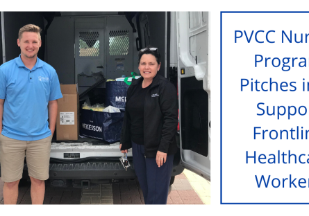 PVCC Nursing Program Pitches in to Support Frontline Healthcare Workers