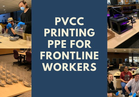 PVCC Printing PPE for Frontline Workers